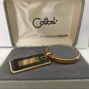 COLIBRI 18k GEP GOLDTONE KEY RING
